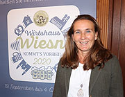 Manuela Zurbansen hatte das Logo zur WirtshausWiesn gestaltet (©Foto: Martin Schmitz)